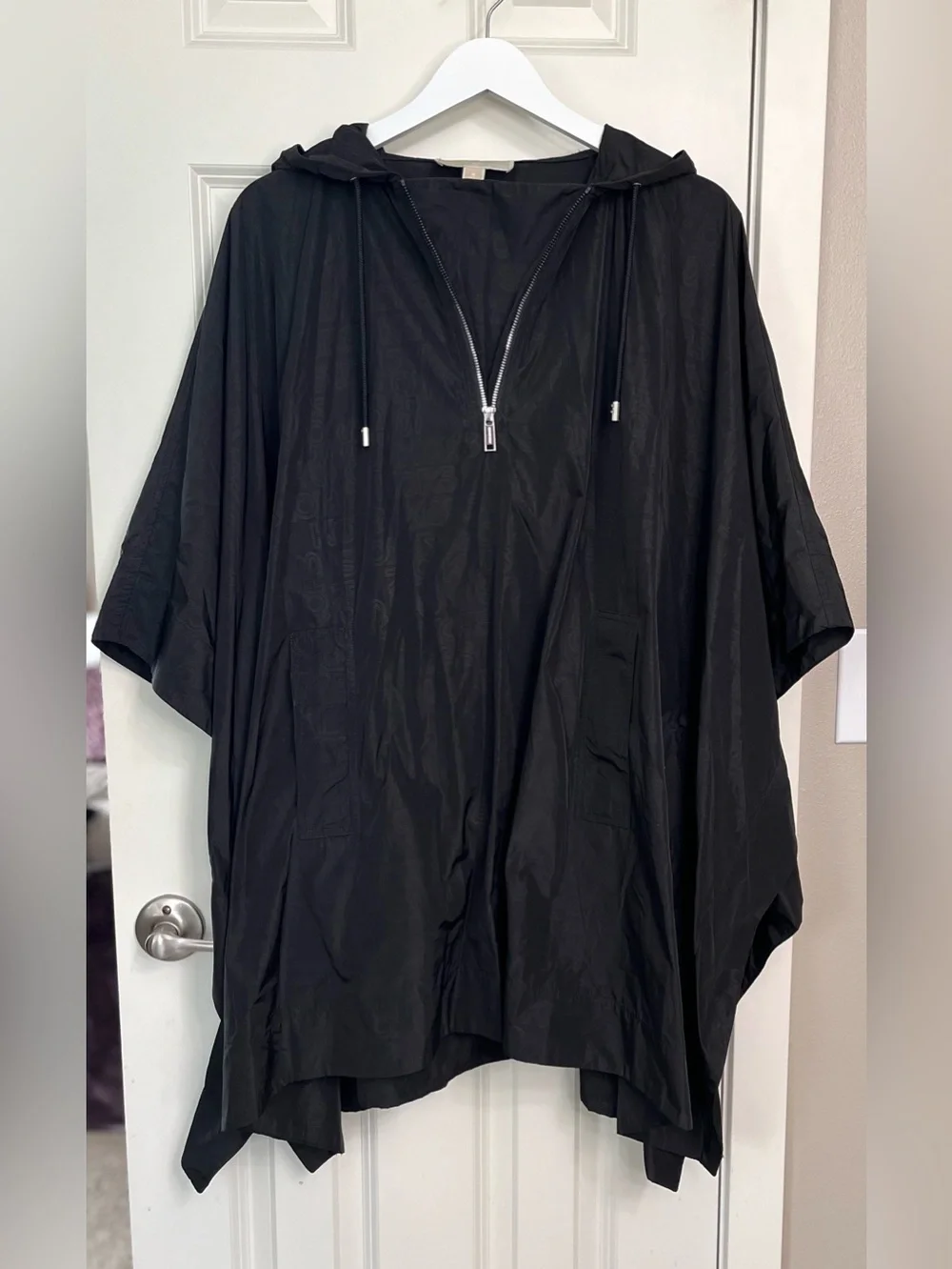 MICHAEL Michael Kors Hooded Zip Poncho NWOT